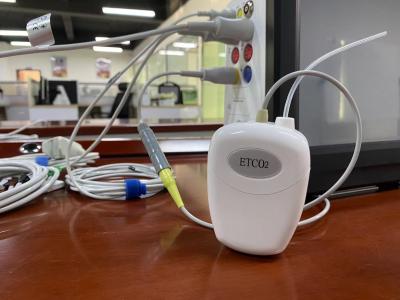 China Material plástico Plug Play del monitor de capnografía de corriente lateral de CO2 en venta