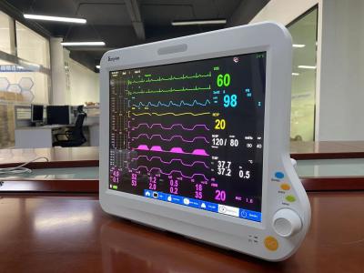 China Sidestream ICU Cardiac Monitor , Portable Anesthesia Patient Monitor for sale