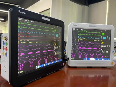 China Monitor paciente da anestesia cardíaca de ICU, monitor paciente do multi parâmetro do IEC à venda