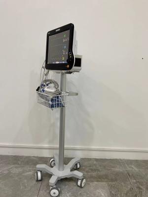 China Neonate 3 Inch Silent Wheels Medical Monitor Trolley Aviation Aluminum Matieral for sale