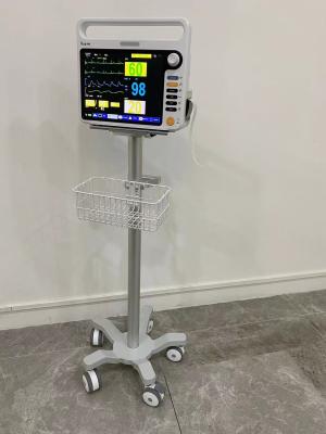China Anesthesia 3 Inch Silent Wheels Medical Monitor Trolley Aviation Aluminum Matieral for sale