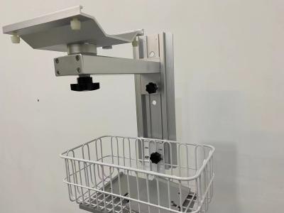 China Consola de montaje veterinaria L de aluminio de la pared del monitor paciente 180 grados de rotación en venta