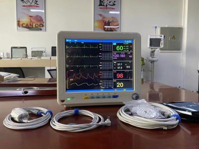 China Portable Multi Parameter Patient Monitor With ECG SPO2 NIBP And Temp Measurement Te koop