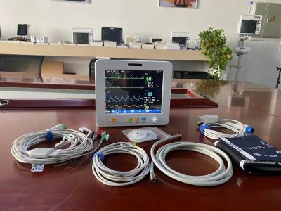China Lightweight 8.4 Inch Portable Patient Monitor, ECG SPO2 NIBP Temp Vital Signs Monitors Te koop