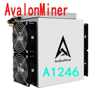 China 42W/TH Canaan Avalon A1246 83T 3420W LTC Miner Machine for sale