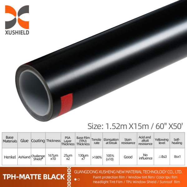 Quality 1.52*15m Matte TPH TPU PPF Car Body Paint Protection Vinyl Film For Car Surface for sale