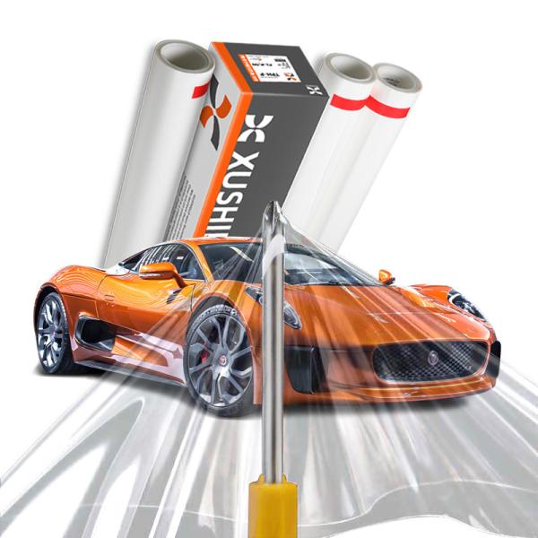 Quality TPH 1.52*15M Wholesale Price High Gloss Roll CLEAR Transparent Adhesive Car Body for sale