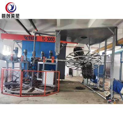 China 500 Liter Water Tank Two Arms Rotational Moulding Machine for sale