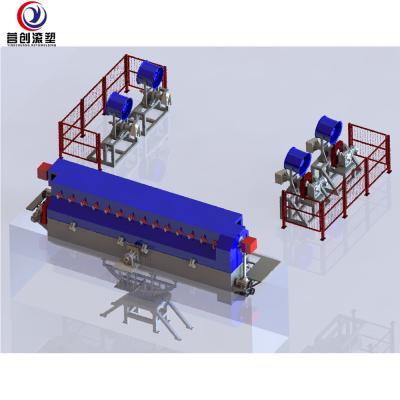 China PE Plastic Rock And Roll Rotomoulding Machines /Boats Making Machine for sale