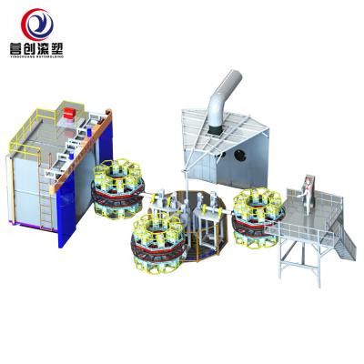 China Máquina de Rotomolding del carrusel/máquina de moldear rotatoria para los plásticos huecos en venta