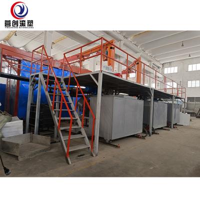 China Fatura plástica do tanque de água do equipamento do molde rotatório do PE 500L 1000l 2000L à venda