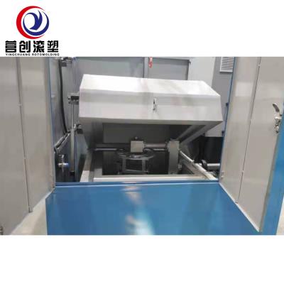 China Electrical Heating Roto Moulding Machine For Testing Material LLDPE PTFE Nylon PP ELPE for sale