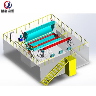 China Breeding Barbecue Boat Rotational Molding Equipment / Rotary Molding Machine for sale