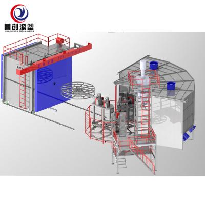 China Solución que moldea profesional rotatoria industrial de la máquina de moldear en venta