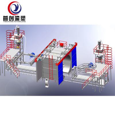 China 14000L Water Tank Making Machine Voltage 220V/380V/440V for sale