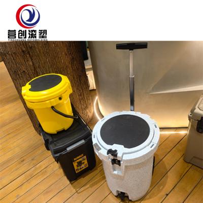 China 7kg-15kg Yellow Rotomolded Cooler Box with UV Resistant ——custom design en venta