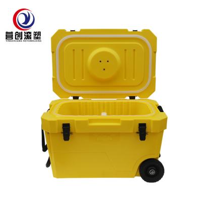 China Lid Yes Rotomolded Cooler Box with Customizable Lid for Outdoor Applications à venda