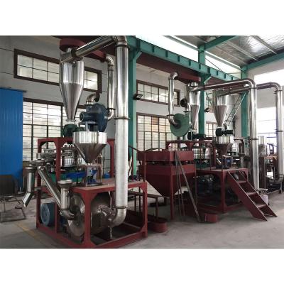 China 45KW  Plastic PET Lldpe Pulverizer Machine 500mm Outer Diameter Of Cutter Head for sale