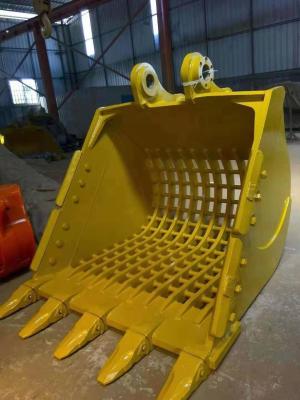 China Alloy Steel Excavator Skeleton Bucket Size Customized Excavator Bucket Types for sale