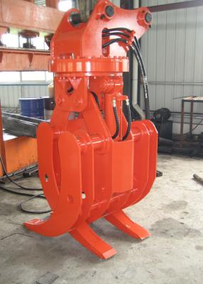 China 1600mm Q345B grijpt het hydraulische Roterende Logboek voor Mini Excavator vast Te koop