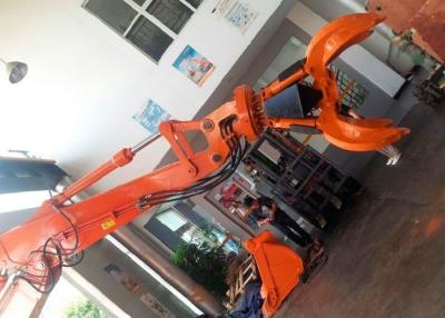 China 570kg Excavator Rotating Grapple Hardox450 For Handling Steel Scrap for sale
