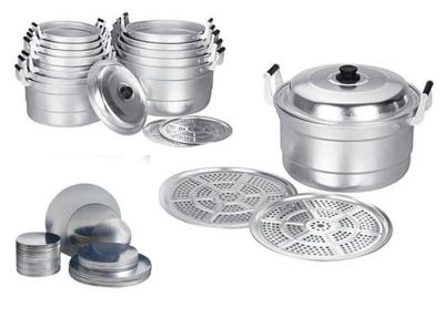 China Kitchen Aluminium Discs Circles Alloy 1050 High Strength With Silvery Color for sale