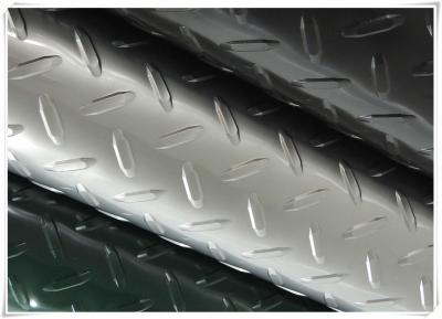 China Bending Aluminum Diamond Plate , 20 Gauge Diamond Aluminum Sheet Metal  for sale