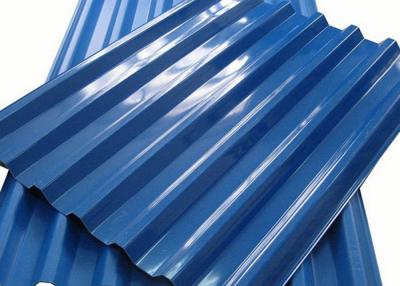China 0.4 - 10mm Thick Color Coated Aluminum Corrugated Metal Roofing Sheets for sale