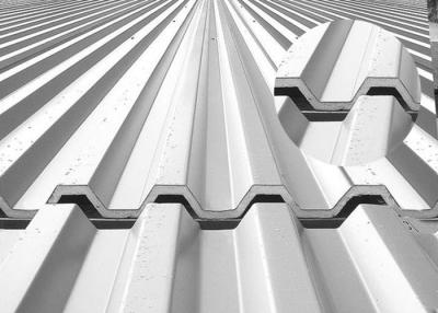 China 0.5 Mm Aluminum Sheet Metal Roofing , Antirust Corrugated Aluminum Sheet  for sale