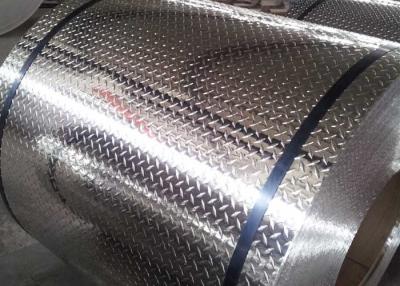 China Embossed Aluminum Coil Stock Mill Finished 5052 H Good Weldability For Flooring for sale