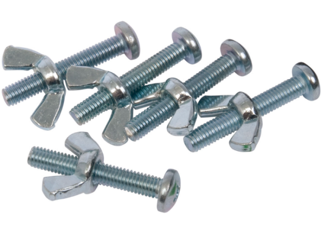 M16 M18 Grade 8.8 10.9 Steel Q235B Q235 Wing Butterfly Nut Zinc Plating ...
