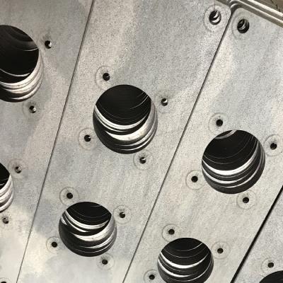 China ISO9001 Sheet Metal Fabrication Service , 0.02mm Sheet Metal Stamping Parts for sale