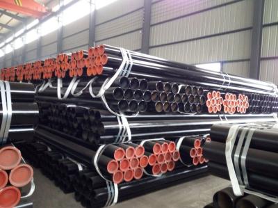China Tubulação de aço soldada preta de aço suave do aço carbono da tubulação de ERW para o material de construção à venda