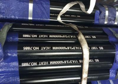 China Building Material ERW Steel Pipe 12m 6m 6.4m Electric Resistance Welded Tube for sale
