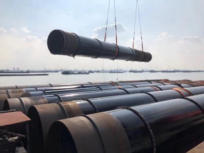 China Custom LSAW Steel Pipe / Welded Carbon Steel Pipe For Underground Bunker for sale