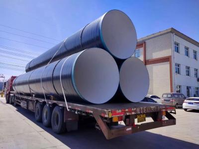 China Large Diameter Spiral Welded Steel Pipe 219mm - 3500mm OD High Impact Strength for sale