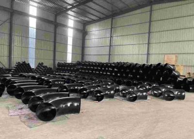 China Der 45 Grad-Stahlrohrbogen ASTM A234 WPB schmiedete Kolben-Schweißens-Ellbogen zu verkaufen