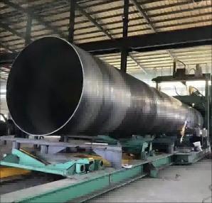 Chine Pipe en acier SSAW polyvalente et durable conforme à la norme ASTM A252 GR.2 à vendre
