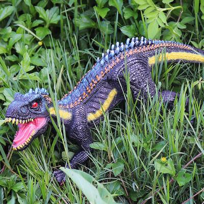 China Soft rubber filled cotton Jurassic simulation plus size tyrannical Velociraptor Tyrannosaurus Rex dinosaur toy animal  for sale