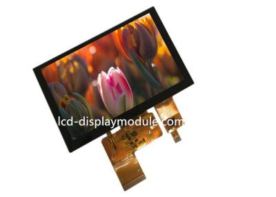 China 40 Pin 800 x 480 Capactive Touch LCD Module ,  12 O'Clock Direction 5.0 TFT LCD Module for sale