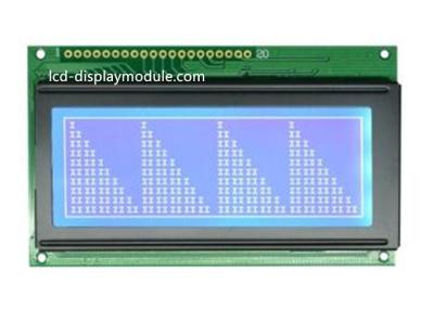 China Transmissive Negative Graphic LCD Display Module STN Blue Viewing Area 84mm * 31mm for sale