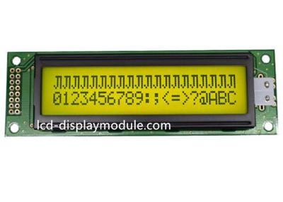 China Lcd-Anzeigen-Modul Punktematrix FSTN 20x2 der 12 Uhr-Winkel ISO14001 genehmigte zu verkaufen