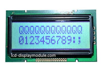 China 8 exhibición del LCD de la matriz de punto de la resolución 12x2 del pedazo, exhibición de carácter del LCD del verde amarillo en venta