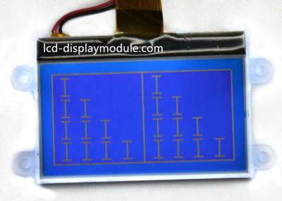 China Negativo módulo pequeno de 128 x de 64 LCD, módulo azul da RODA DENTEADA STN LCD de Transimissive à venda