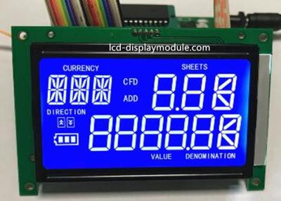 China STN 7 Segment LCD Panel Screen White LED Chip PCB Board ISO14001 Approved for sale
