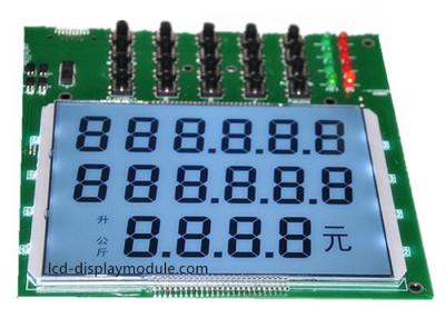 China Positive Transmissive LCD Display , PIN Connector HTN Monochrome LCD Panel for sale
