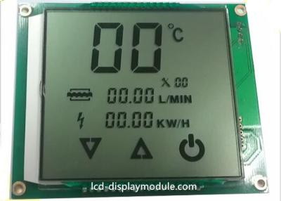 China Segmento personalizado tela do TN do painel do LCD dos pinos de metal para o positivo do aquecedor de água à venda