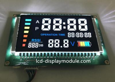 China PIN Connector VA 7 Segment LCD , Household Appliance Negative LCD Segment Display for sale