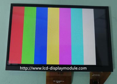 China TFT Display Screen 7'' Inch 800 * 480 RGB888 12 O'clock Interface with Capacitive Touch Screen  For Auto for sale