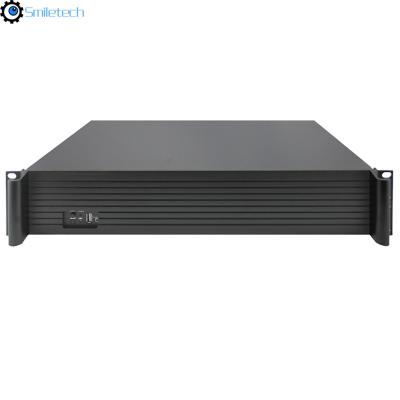 China H.265 128CH 4K 5MP 9 SATA HDD 512M incoming bandwidth intelligent analysis function NVR IP security system for sale
